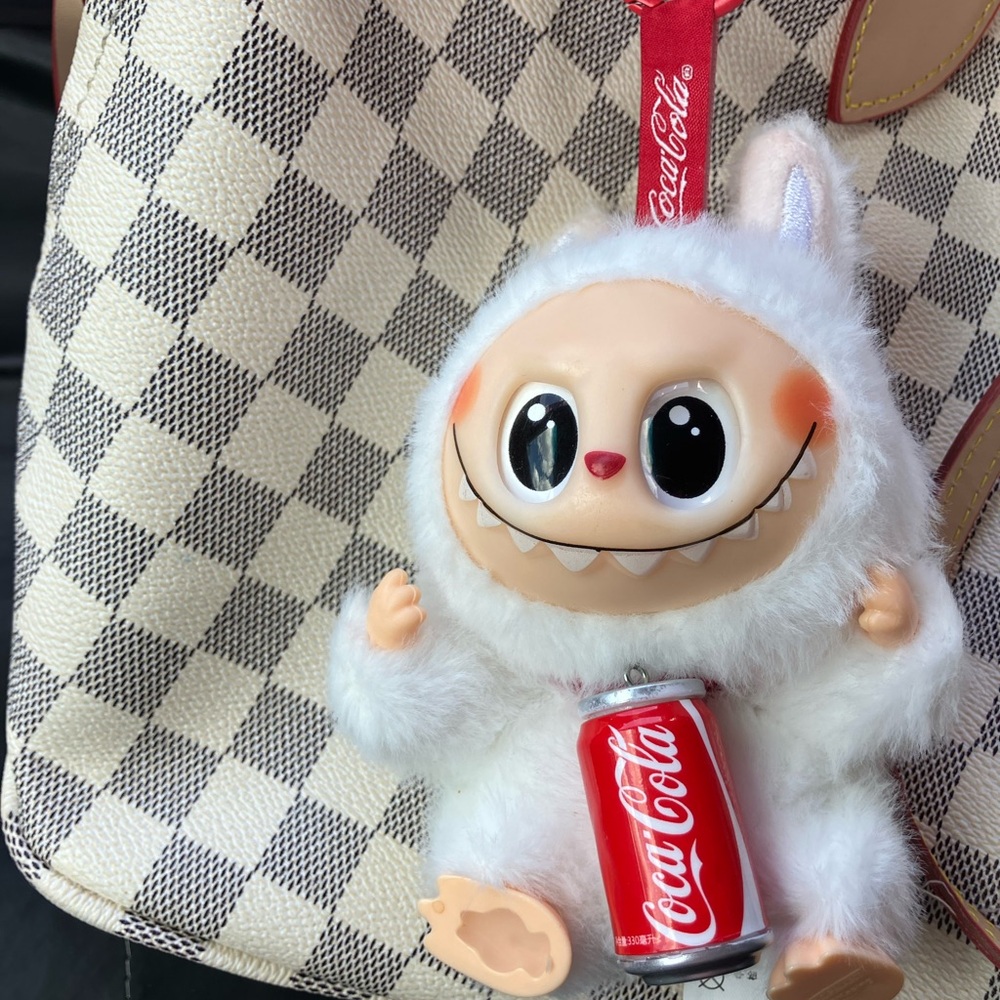 Coca-Cola White Yeti Plush with Red Can